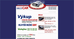 Desktop Screenshot of milocar.cz